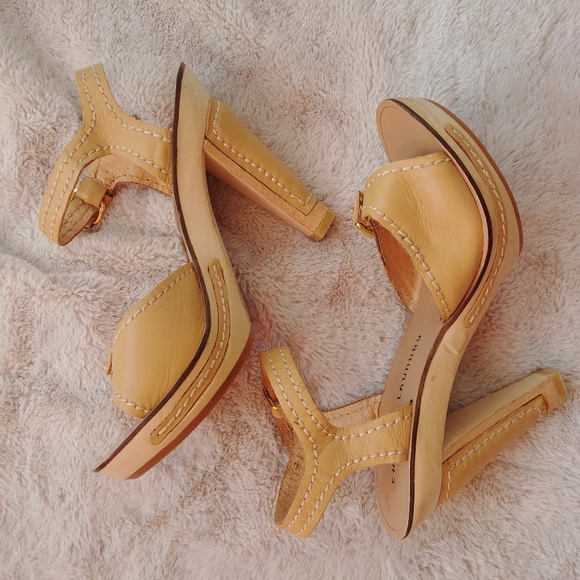 Chinese Laundry wooden leather heels - Picture 3 of 4